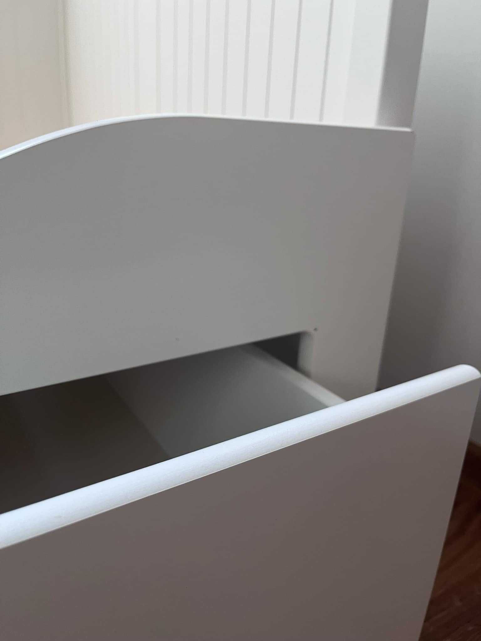 łóżko hemnes białe, jak nowe