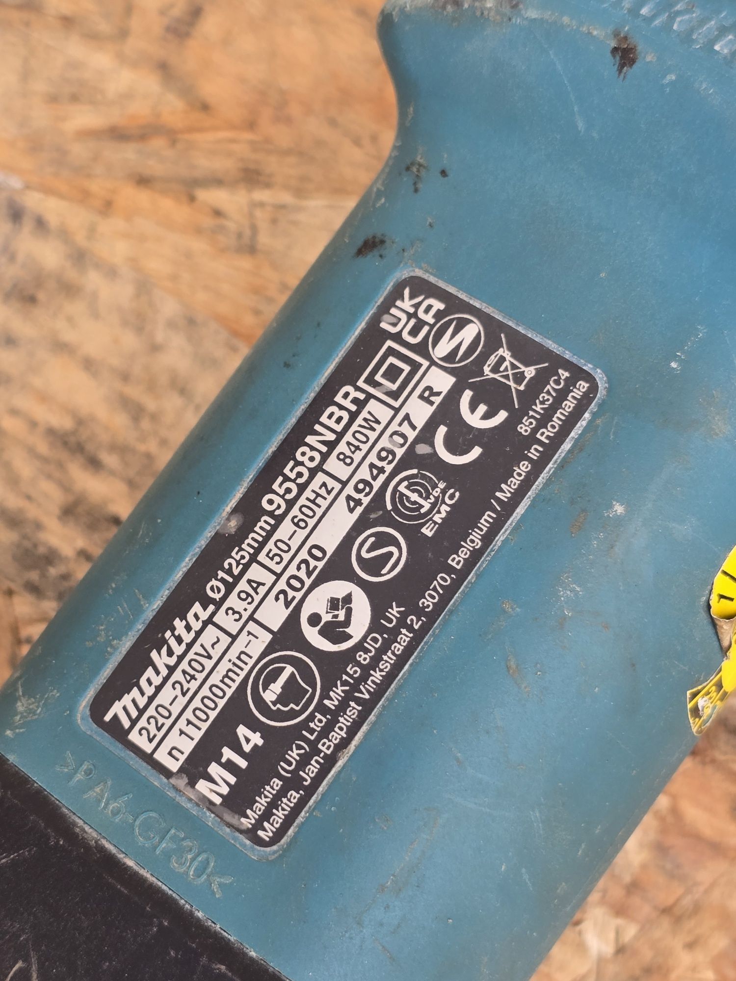 Szlifierka kątowa makita 840 W