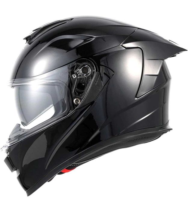 Kask integralny motocyklowy z osłoną przeciwsłoneczną