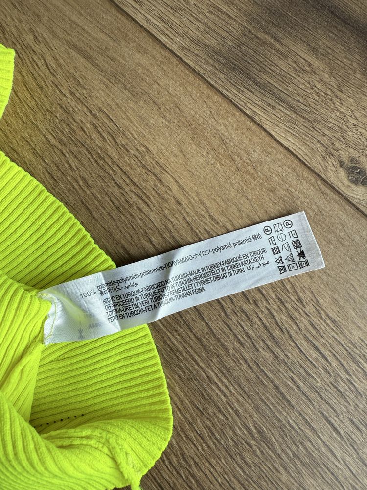 ZARA neonowa bluzka S