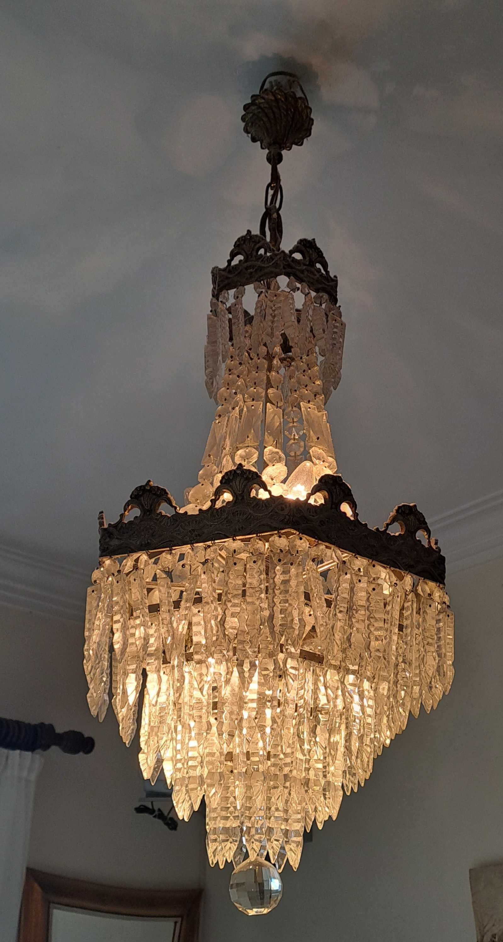 Lustre Cristal Dorado