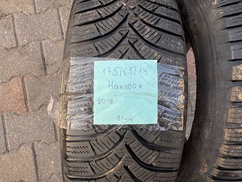 шини скати колеса 175 65 14 Hankook 2018 p 6 mm 2 шт зима