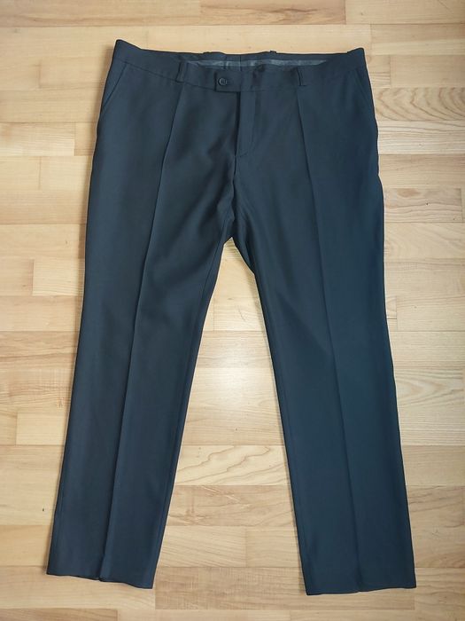 Spodnie męskie eleganckie r L jak nowe czarne