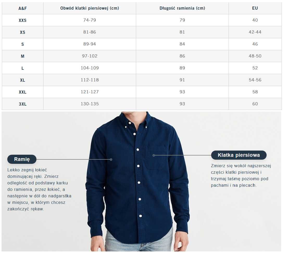 Koszulki Męskie 5PAK ZESTAW koszulek Abercrombie & Fitch rozmiar XL