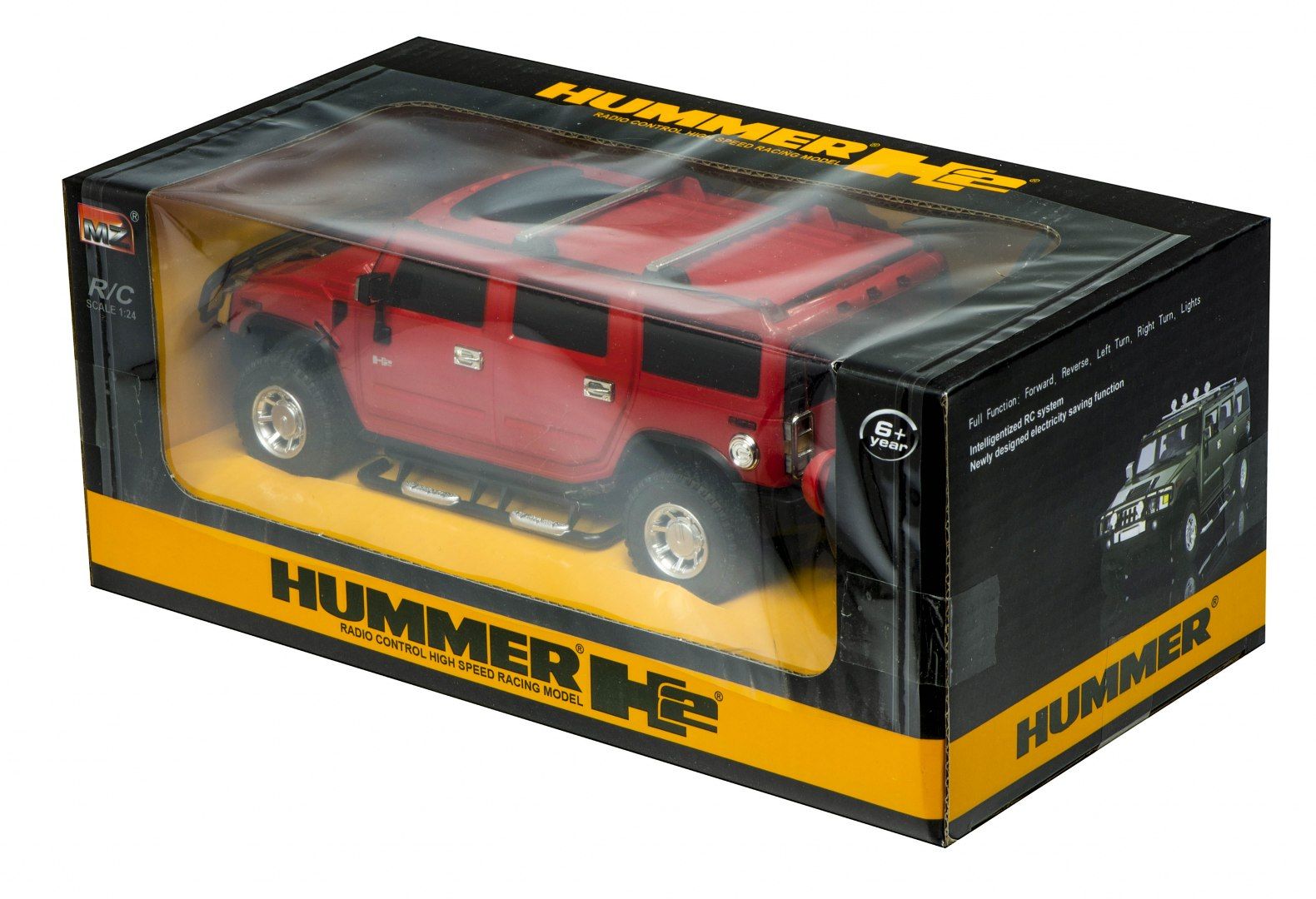 Samochód RC Hummer H2 - licencja 1:24 czerwony