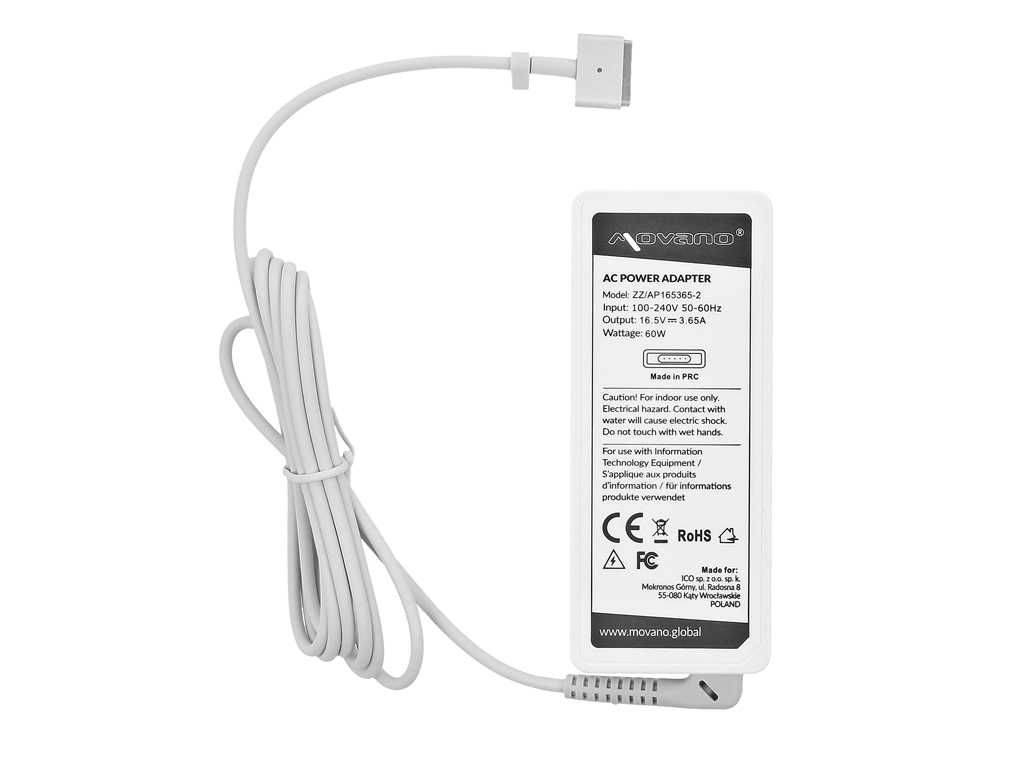 Zasilacz Ładowarka movano 16.5v 3.65a (magsafe 2) - Apple Macbook Pro