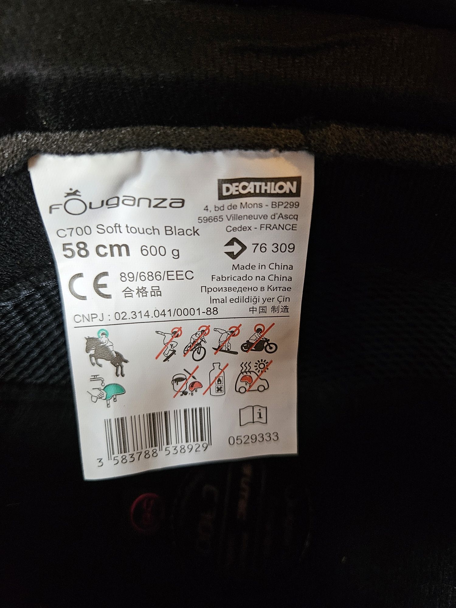 Kask jeździecki toczek