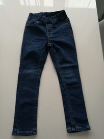 Jegginsy h&m skinny fit rozm.98