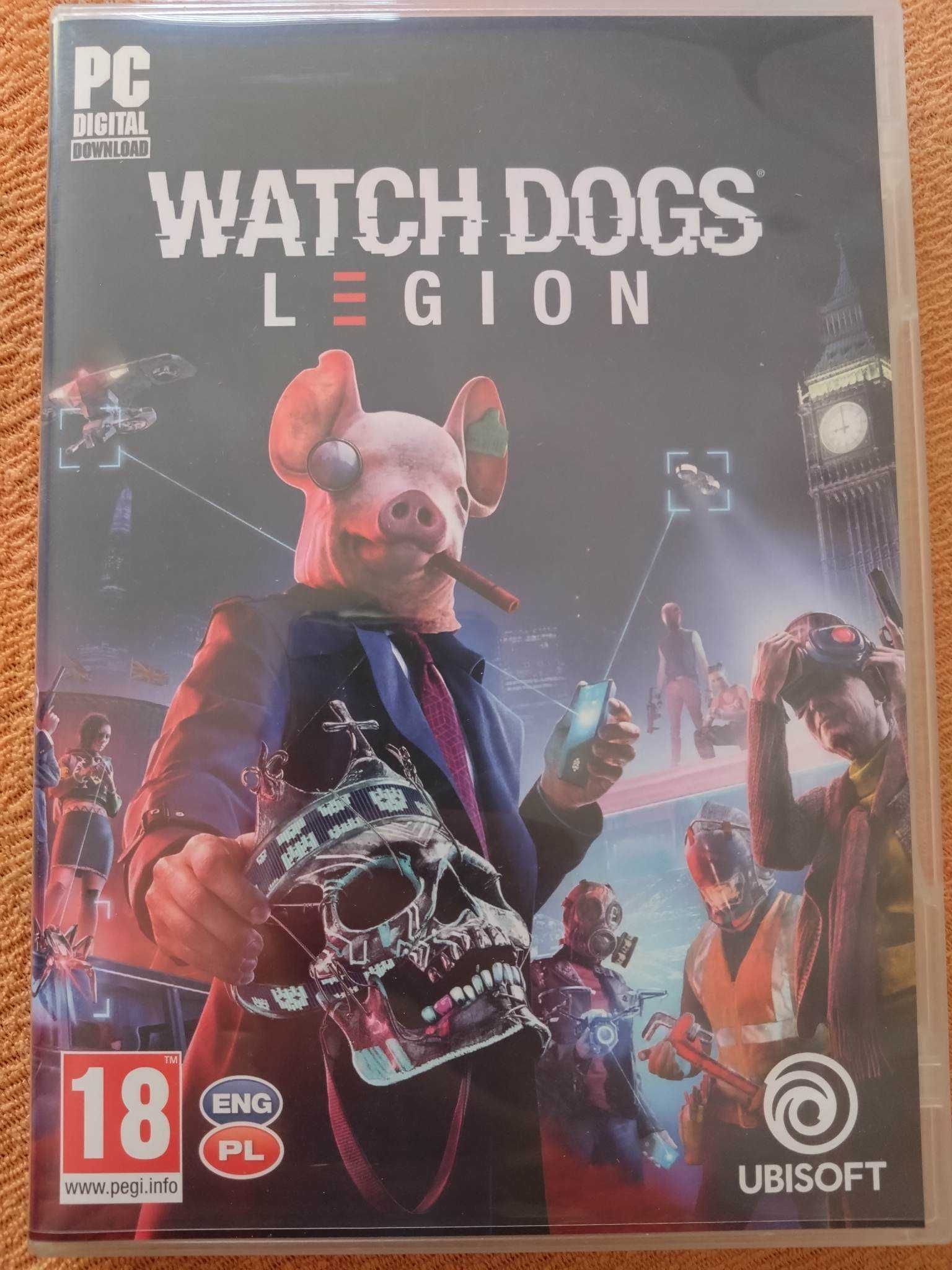 Watch Dogs LEGION PC PL pudełko BOX bez klucza aktywacyjnego