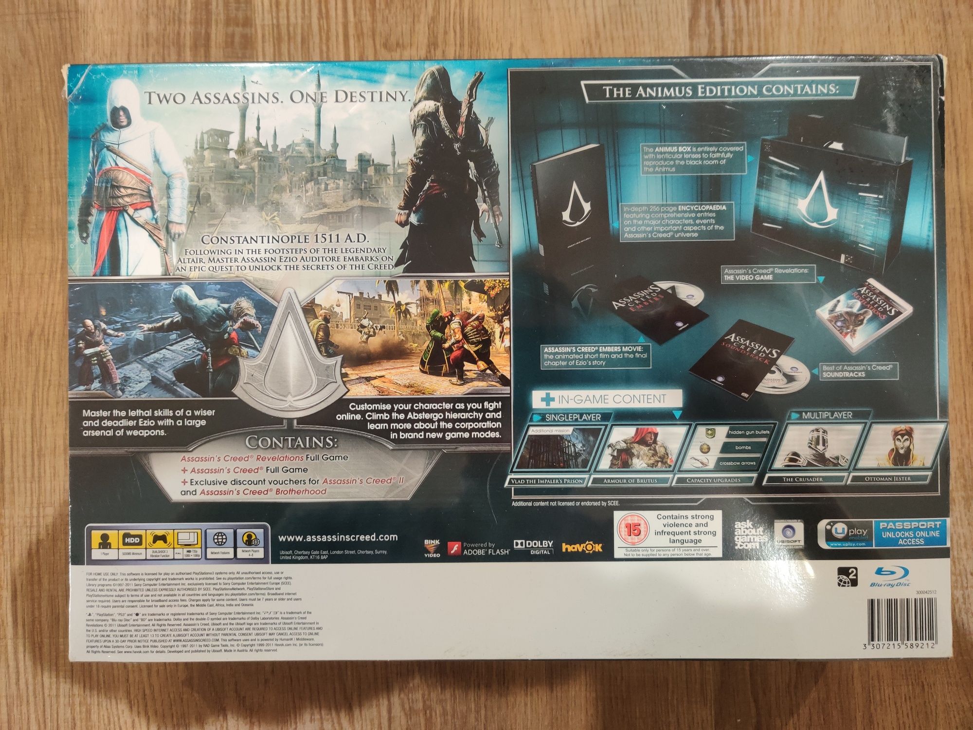 Assassin's Creed Animus Edition Ps3 SELADA