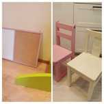 krzesło krzesełko mamut ikea półka  dla dziecka