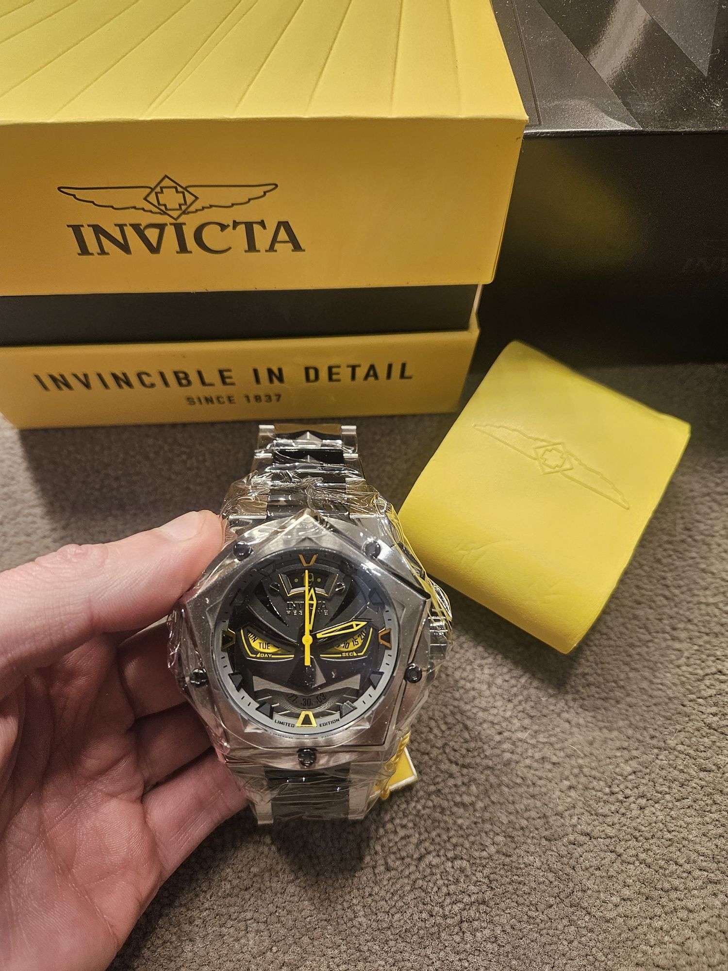 Invicta DC Comics - Batman 44460 Unikatowy zegarek Męski - 54mm