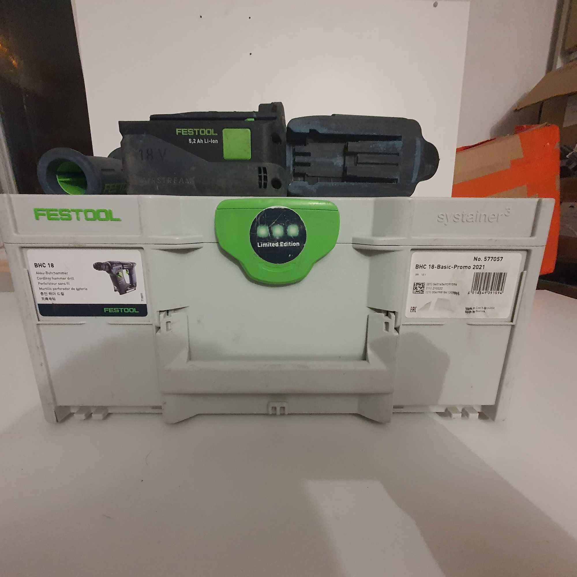 Wiertarka udarowa Festool BHC 18 + bateria 5,2 Ah