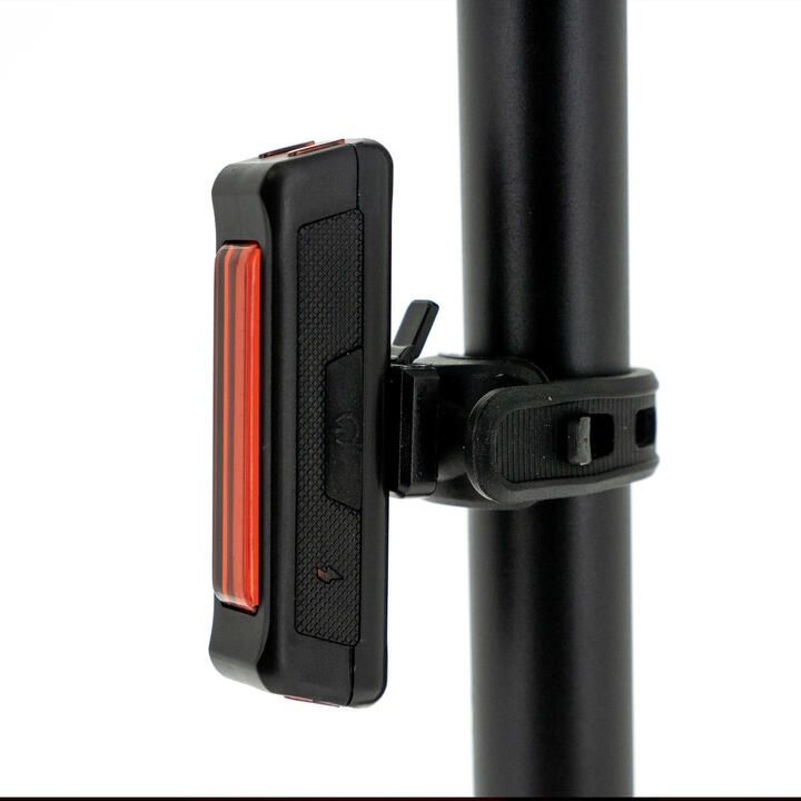 OŚWIETLENIE USB Lampka rower hulajnoga 16 diod led wykrywacz hamowania