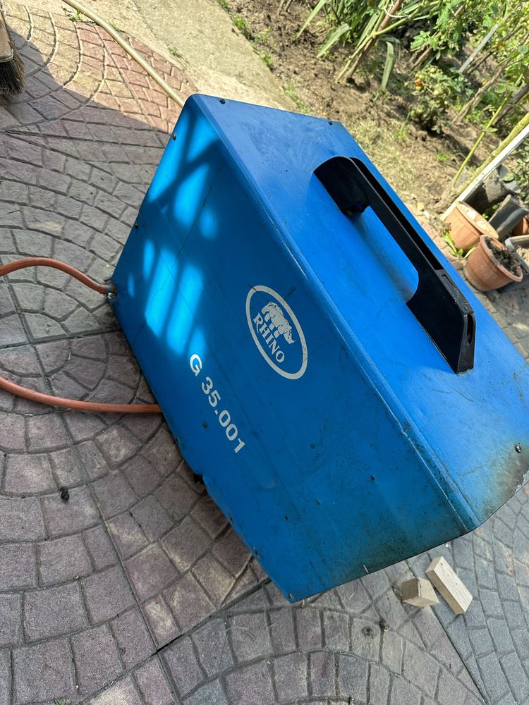 Nagrzewnica gazowa 40kw niebieska duza dmuchawa