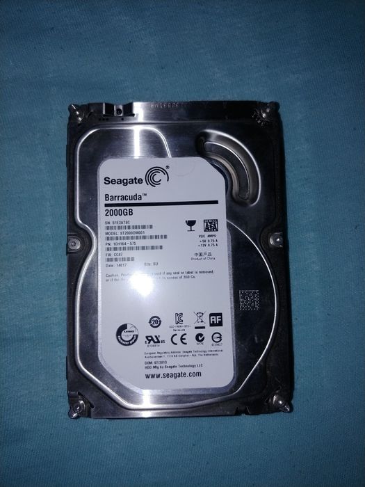 Dysk 2TB zewnętrzny lub wewnętrzny Seagate Barracuda