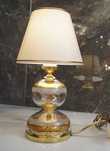 Lampka nocna kryształowa Elite Bohemia – wysokość 34 cm