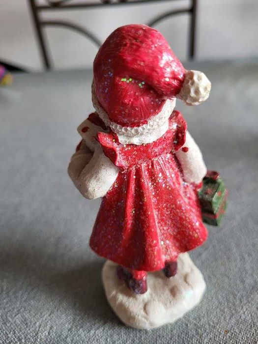 Boneca de Natal em Cerâmica