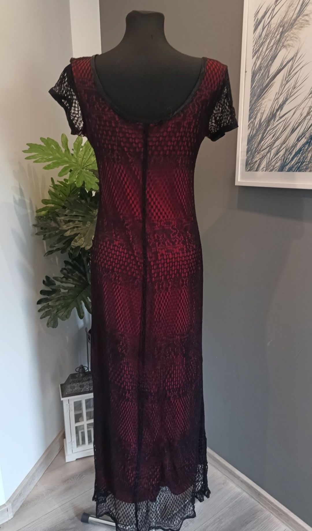 Sukienka wieczorowa Vintage rozm S/M