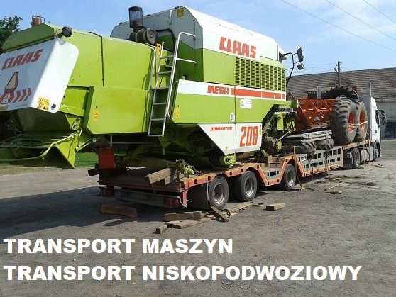 Transport Maszyn Rolniczych Budowlanych Niskopodwoziowy Ciężki