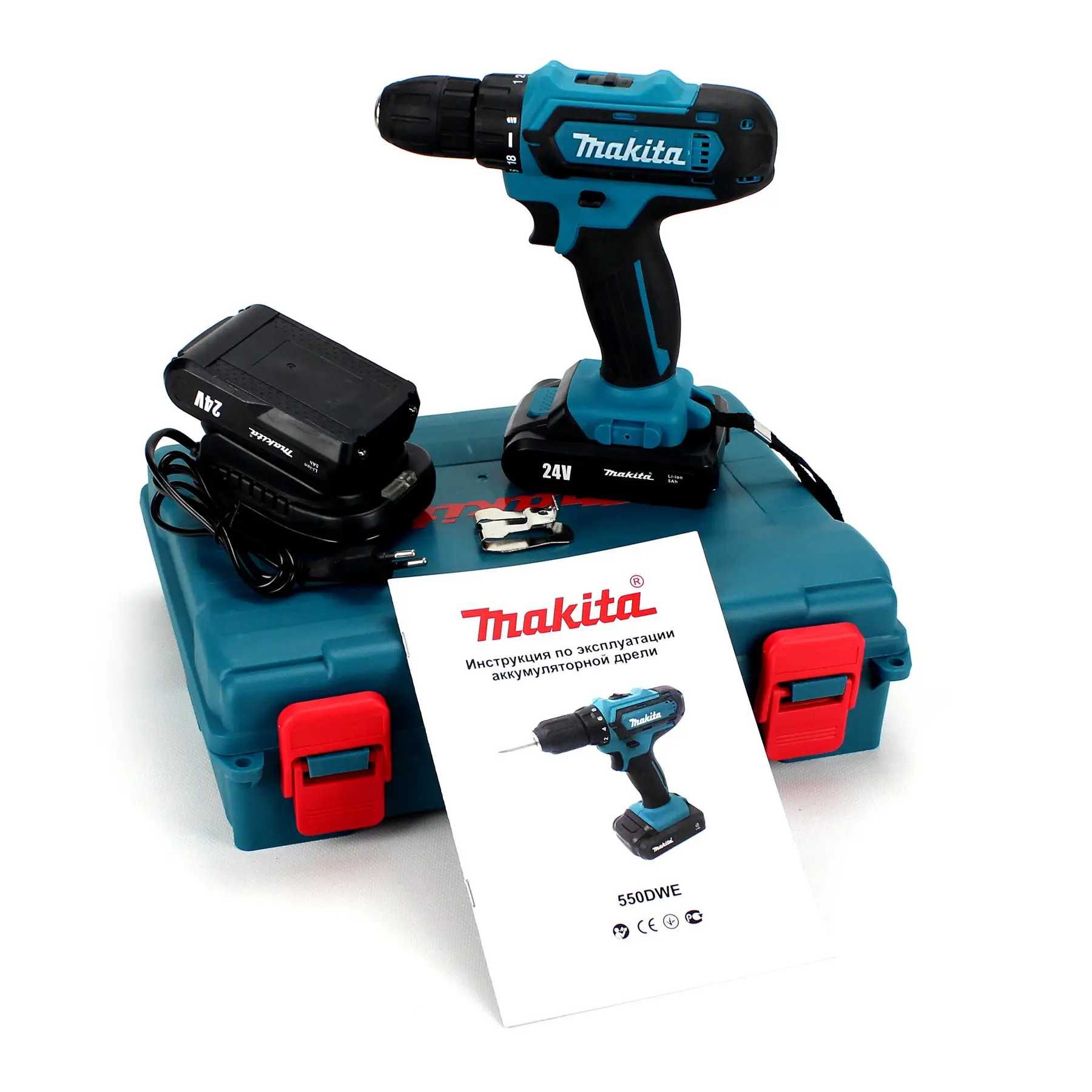 Шуруповерт Makita 550 DWE (24V, 5AH) Макита 550