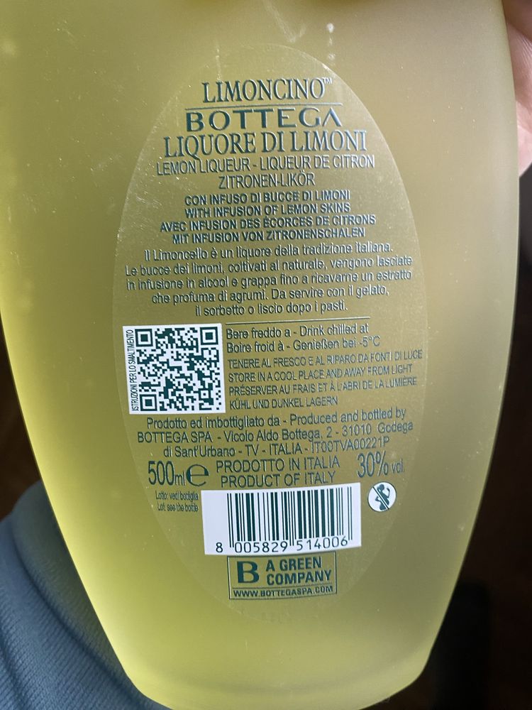 Alkohol Limoncello 500 ml