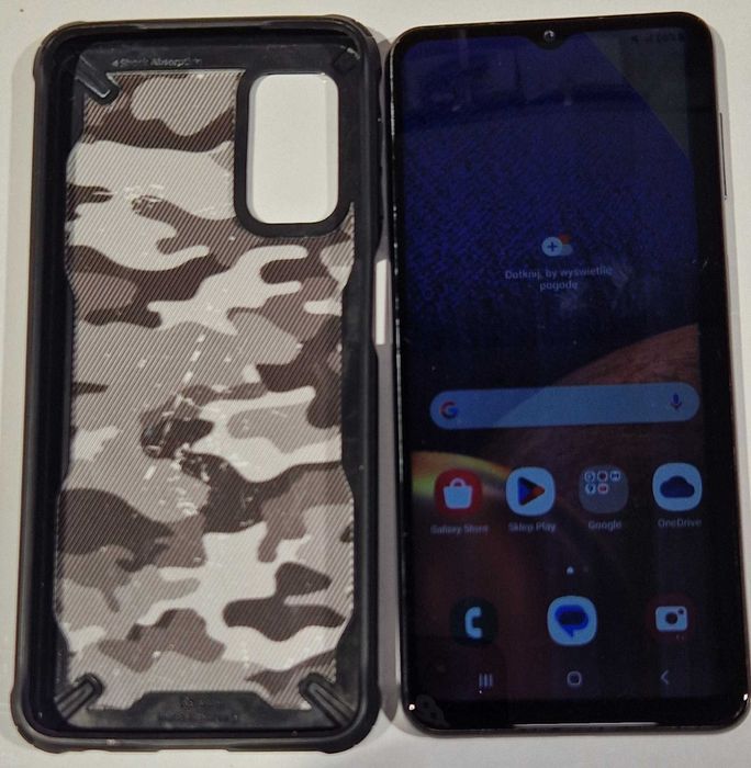 Samsung Galaxy A32 5G dual-sim 4/64GB czarny, z obudową - uszkodzony