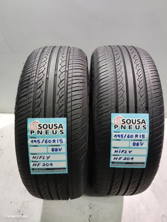 2 pneus semi novos 196-60r15 hify - oferta dos portes 80 EUROS