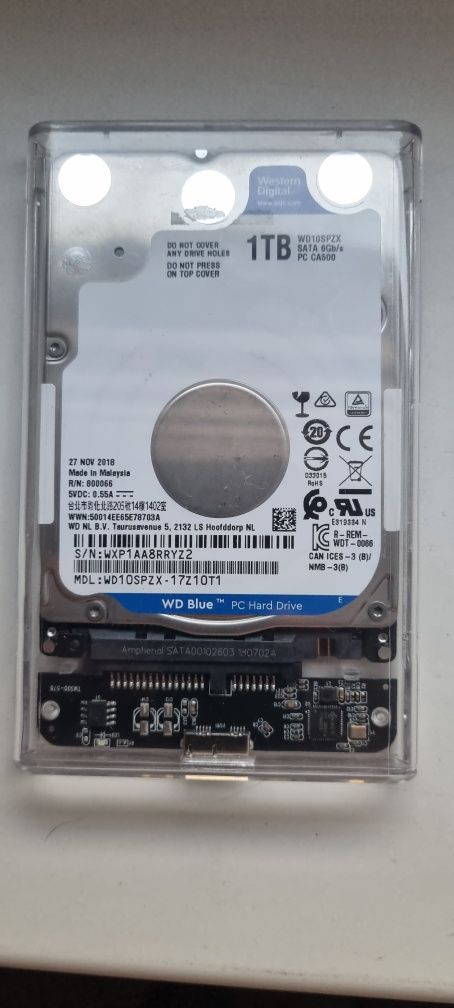Dysk w nowej obudowie 2,5 cala 1tb