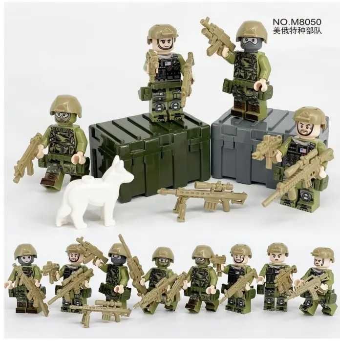 Конструктор фігурки військові спецназ солдатики поліція swat для лего