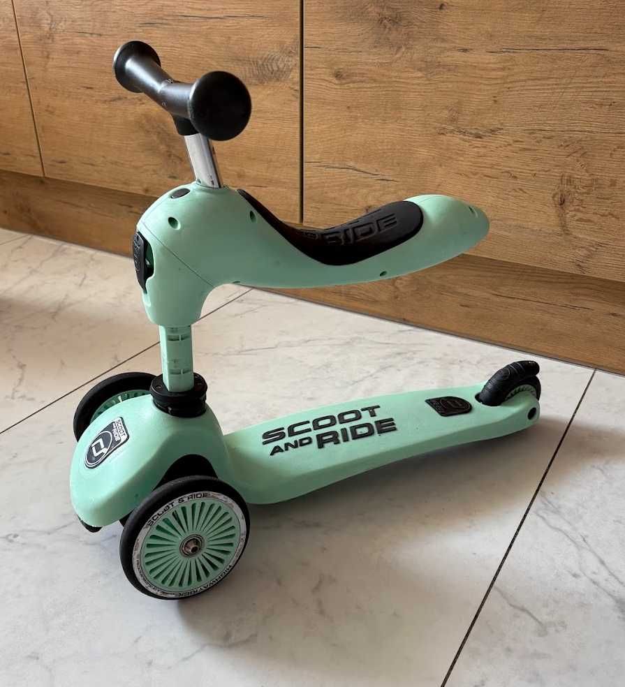 Hulajnoga i jeździk (2w1) Scoot and Ride Highwaykick 1 - stan bd