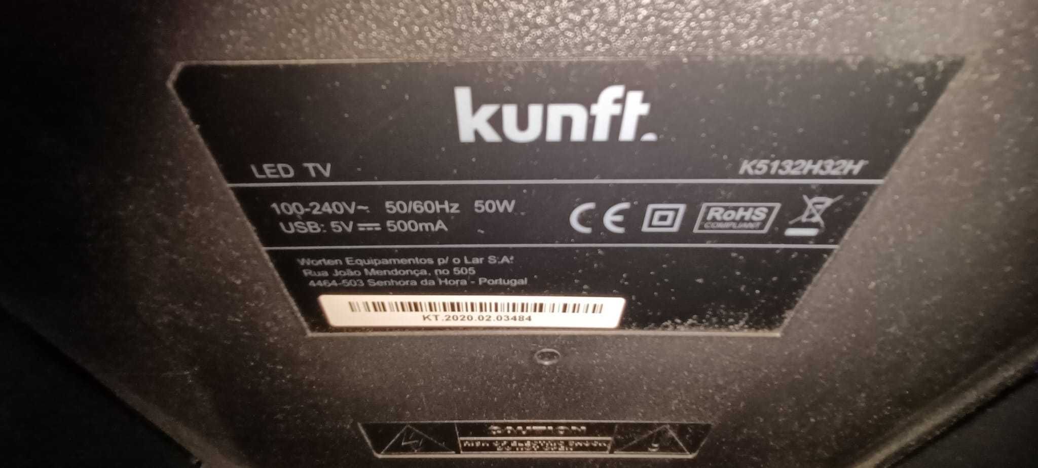 TV KUNFT K5132H32H (LED - 32'' - 81 cm - HD - Smart TV)