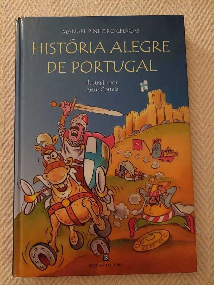 Livro - História Alegre de Portugal em estilo BD