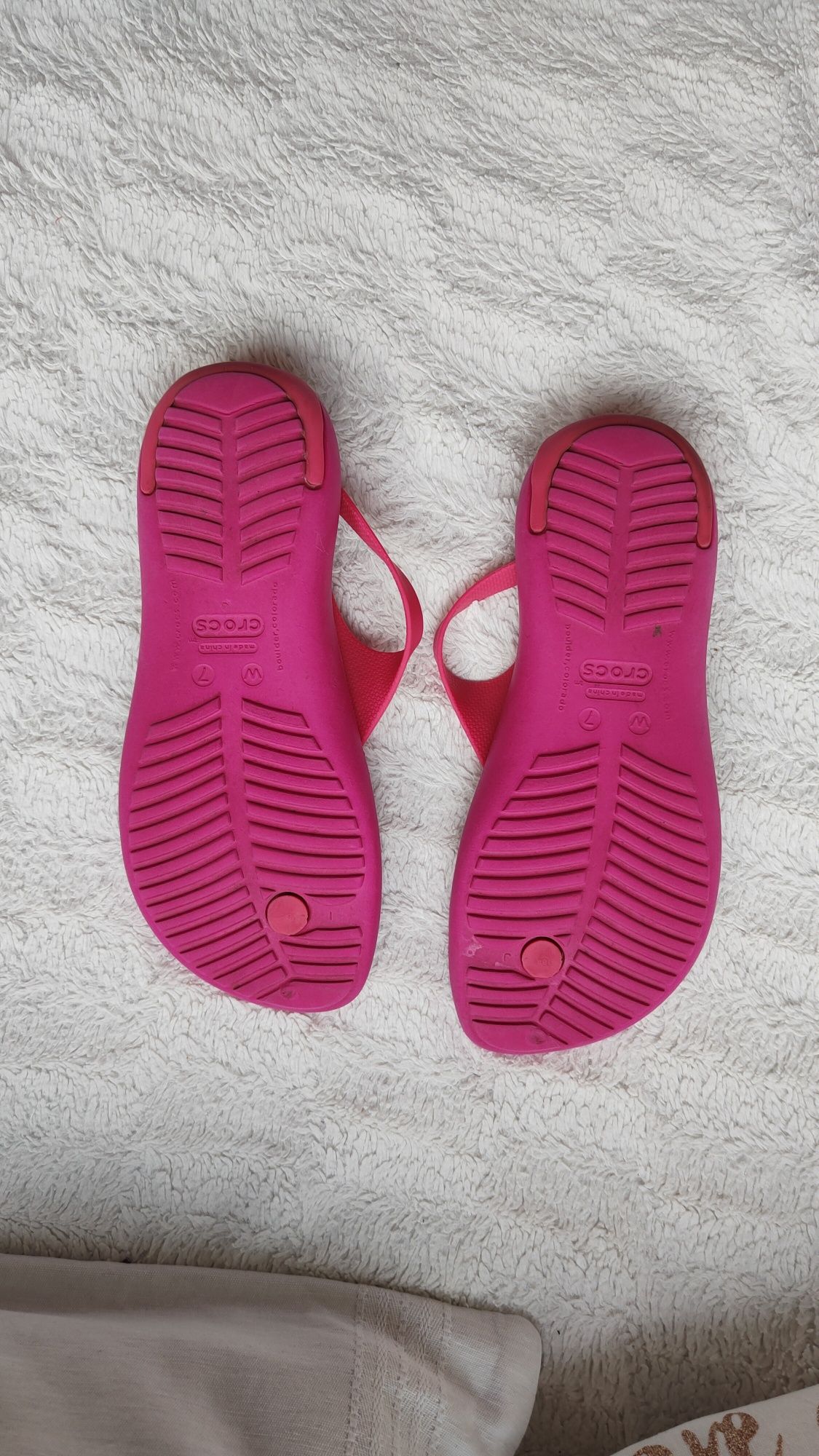 Crocs Candy Pink W7 sexi flip