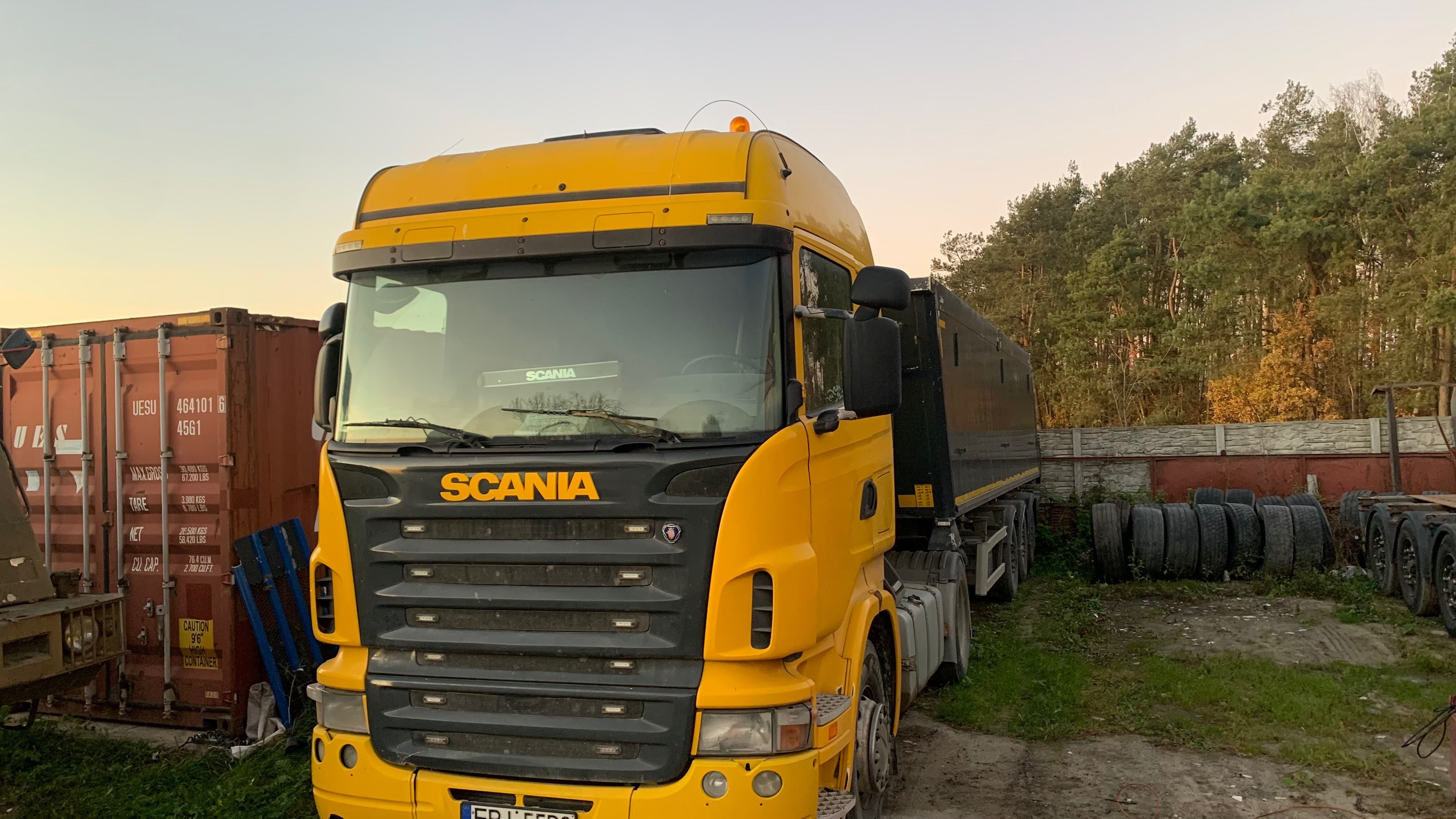 Scania 420 hydraulika wywrotu.