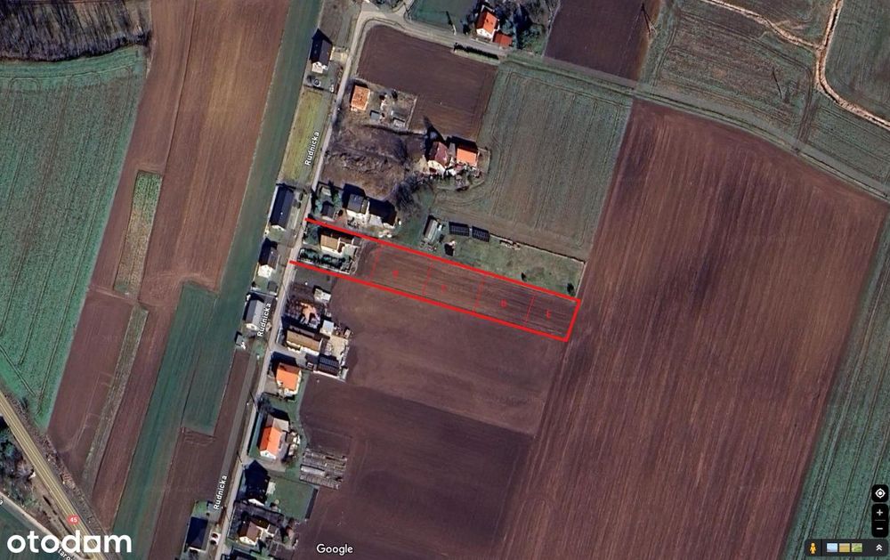 Działki budowlane z warunkami zabudowy, ul. Rudnicka, Racibórz