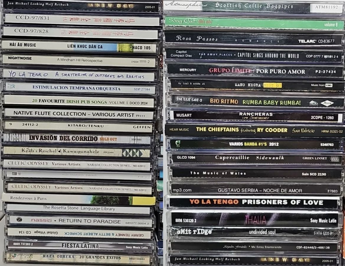 Колекція якісна аудіофільська музика на ліцензійних 76 CD сд дисках