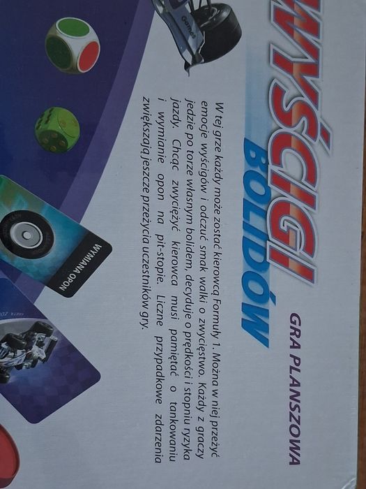 NOWA gra planszowa WYŚCIGI BOLIDÓW Alexsander 7+