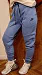 Nike Tech Fleece Spodnie Dresy Niebieskie L