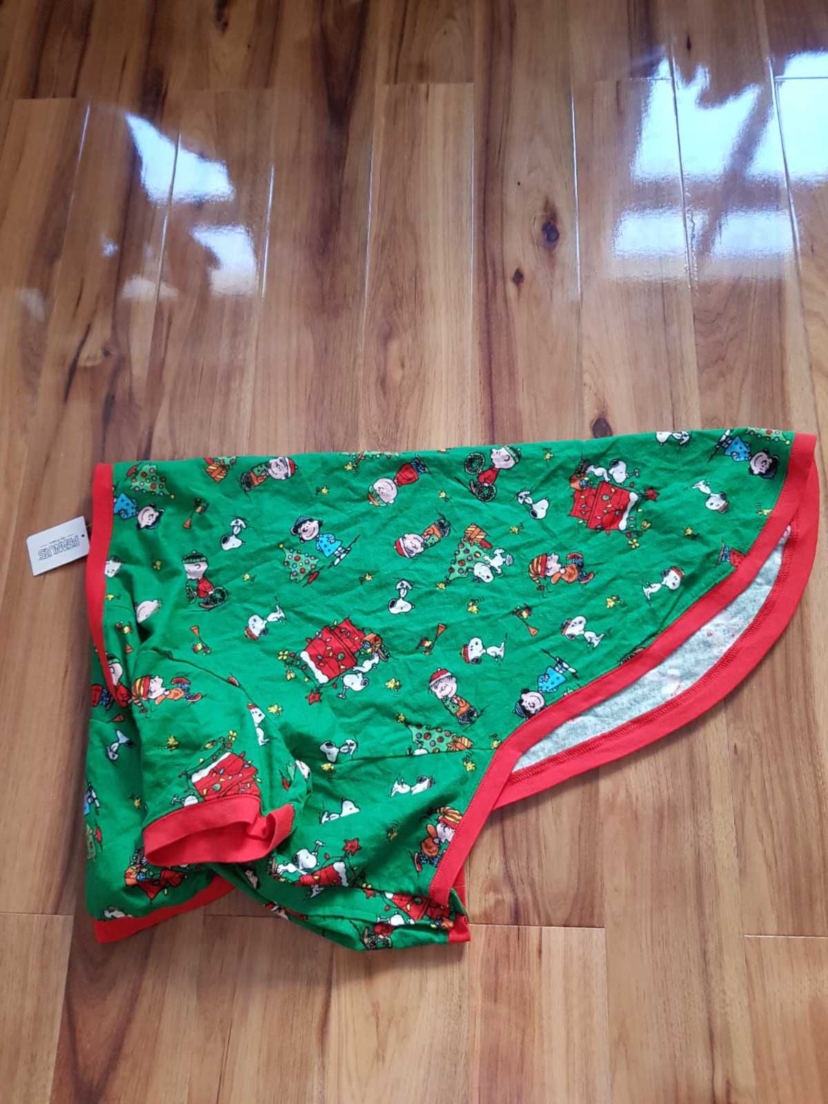 świąteczna piżama dla psa XXL Peanuts Fistaszki Snoopy Charlie Nowa