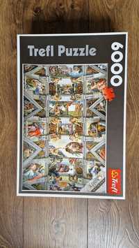 Trefl puzzle 6000 ułożone sklepienie Kaplicy Sykstyńskiej