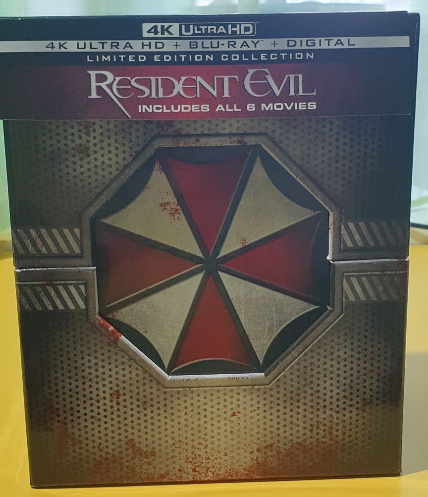 Blu ray 4K Resident Evil: The Complete Collection 4K  blu ray
