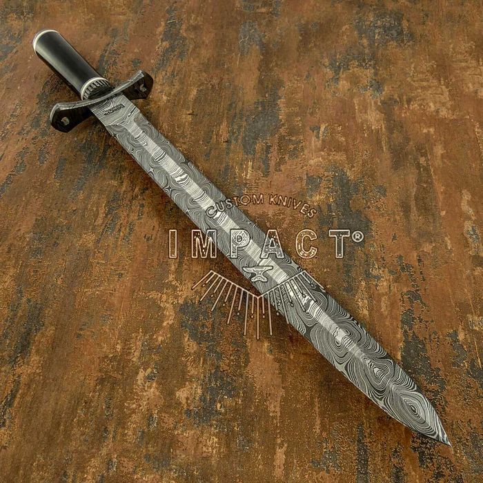IMPACT nóż kordzik sztylet Bowie z Damastu damast DM 976