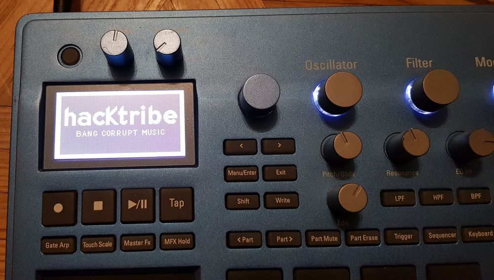 Korg Electribe 2 Synth Blue Hacktribe