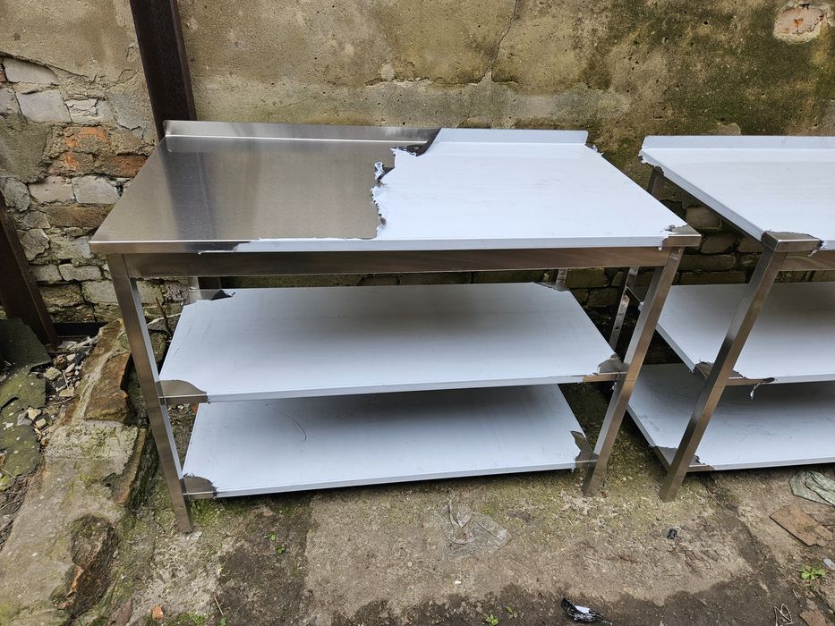 Столи з нержавіючої сталі , меблі виробничі