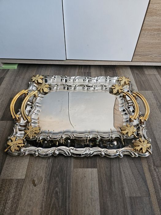 Platerowane Tace do serwowania w Opakowaniu