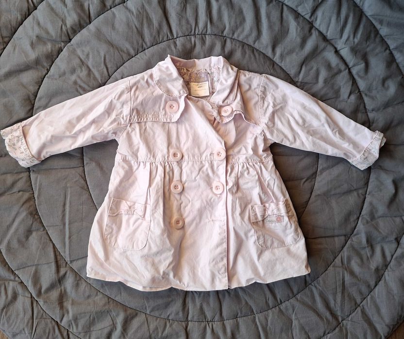 Dziewczęcy płaszczyk 0-3M