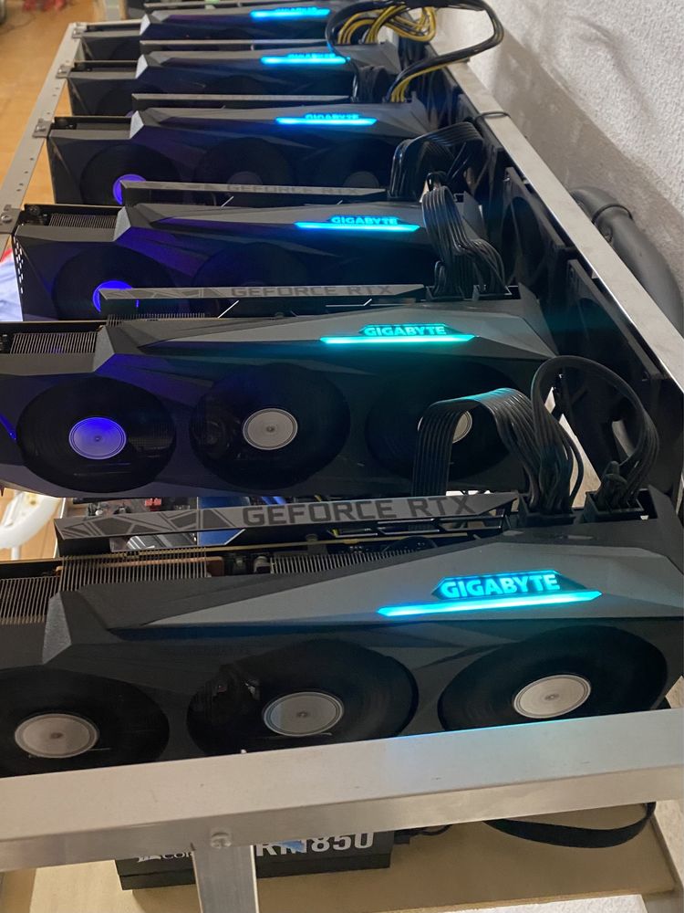 6X RTX 3080 Mining rig