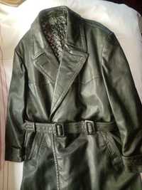 płaszcz skórzany wojskowy SS gestapo wermacht oficerski