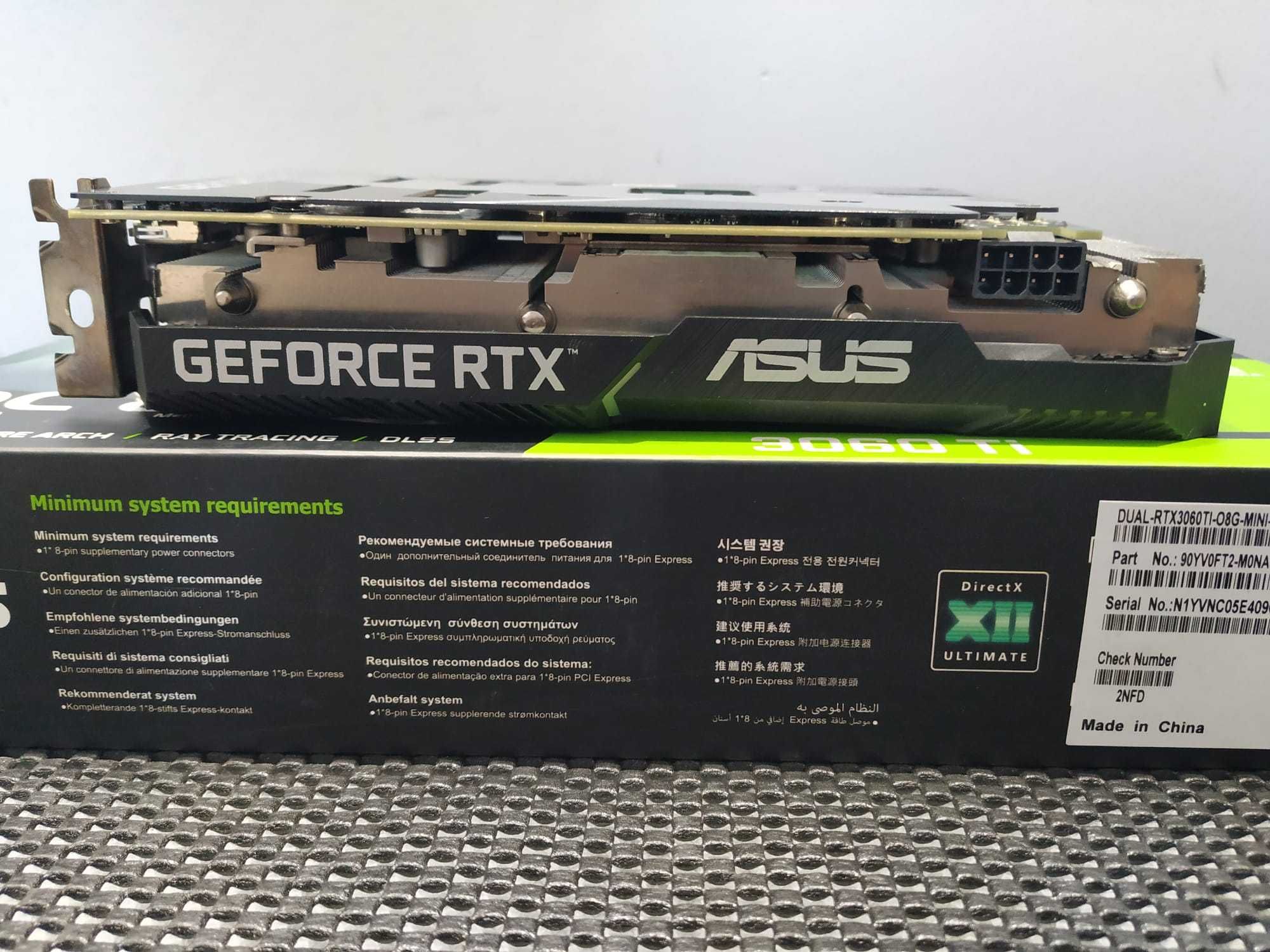 Asus Dual 3060 ti mini OC V2 8GB